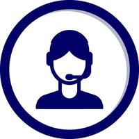 Customer Service Agent Vector Icon