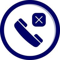 Call Rejected Vector Icon