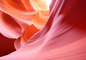 AI generated The Wave Sandstone Formations nature landscape Canyon in deserts photo