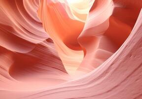 AI generated The Wave Sandstone Formations nature landscape Canyon in deserts photo