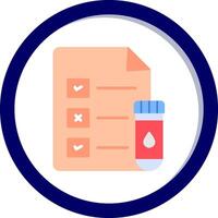 Medical Test Report Vector Icon