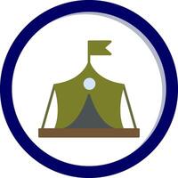 Military Tent Vector Icon