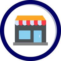 icono de vector de tienda