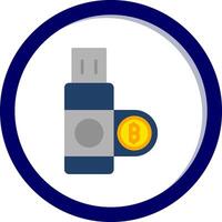 icono de vector de usb