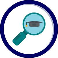 Search University Course Vector Icon