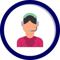 Customer Service Agent Vector Icon