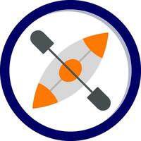 Kayak Boat Vector Icon