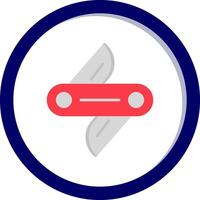 suizo cuchillo vector icono