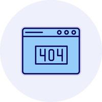 404 Error Vector Icon