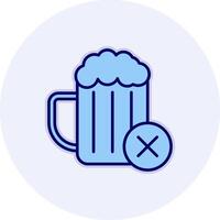 No Alcohol Vector Icon