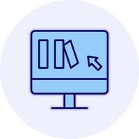 Online Book purchase Vector Icon