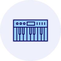 icono de vector de piano