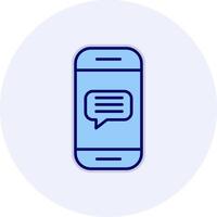 Phone Message Vector Icon