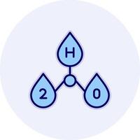 H2o Vector Icon