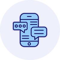 Chatting Vector Icon