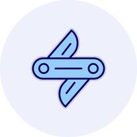 Swiss Knife Vector Icon