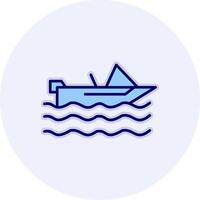 Motorboat Vector Icon