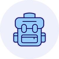 icono de vector de mochila