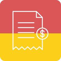 Shopping Receipt Vector Icon