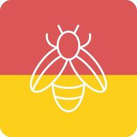 icono de vector de abeja