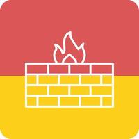 icono de vector de firewall