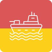 Military Ship Vector Icon