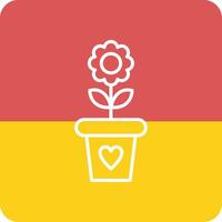 Flower Pot Vector Icon