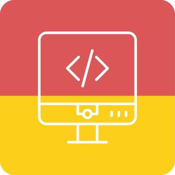 icono de vector de codificación