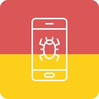 Mobile Virus Vector Icon