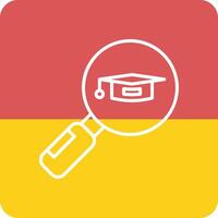 Search University Course Vector Icon