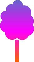 Cotton Candy Glyph Gradient Icon vector