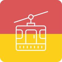 Cable Car Cabin Vector Icon