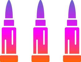 Bullets Glyph Gradient Icon vector