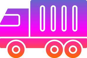 Truck Glyph Gradient Icon vector