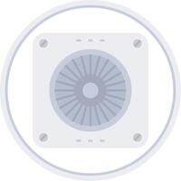 Extractor Flat Circle Uni Icon vector