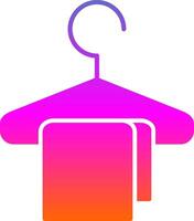 Changing Room Glyph Gradient Icon vector