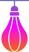 Speed Bag Glyph Gradient Icon vector