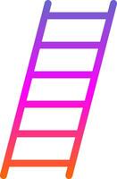 Ladder Glyph Gradient Icon vector