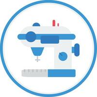 Sewing Flat Circle Uni Icon vector