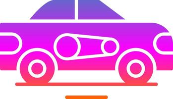 Belt Drive Kit Glyph Gradient Icon vector