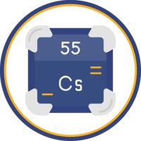Cesium Flat Circle Uni Icon vector