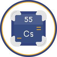 Cesium Flat Circle Uni Icon vector