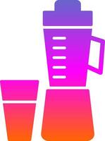 Juicer Glyph Gradient Icon vector