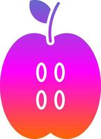 Apple Glyph Gradient Icon vector