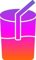 Drink Glyph Gradient Icon vector