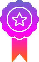 Quality Glyph Gradient Icon vector