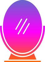 Mirror Glyph Gradient Icon vector