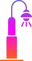 Street Light Glyph Gradient Icon vector