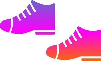 Shoes Glyph Gradient Icon vector