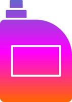 Bleach Glyph Gradient Icon vector